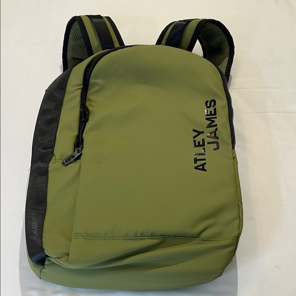 ATLEY JAMES, Green Backpack for Men